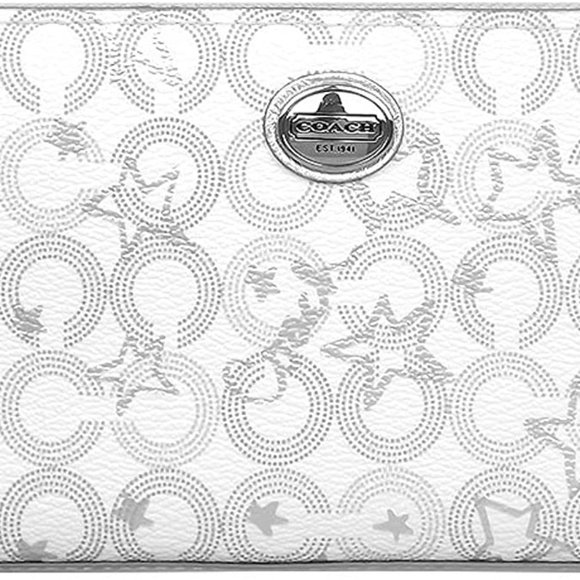Coach White Zip Wallet - Picture 2 of 5